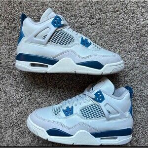 Nike Air Jordan 4 Retro 2024 Military Blue Size 5 Youth (Size 6.5 Women's)